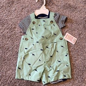nwt Just one you 3m dino overalls